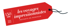 etiquette rouge_Voyages_impressionnistes_150_ans