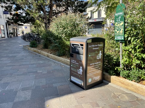Poubelle connectée