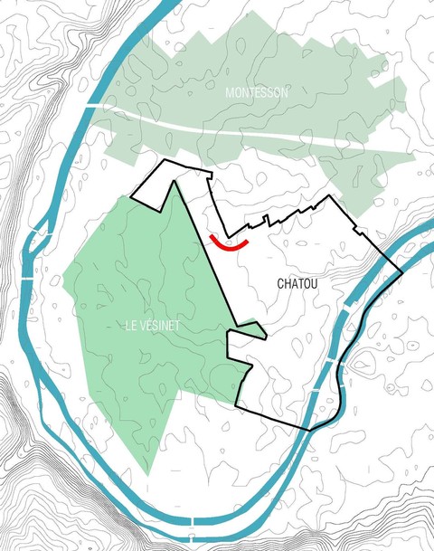 Promenade des Landes - carte boucle