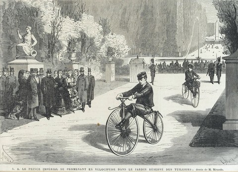 Le Prince impérial aux Tuileries - 1869