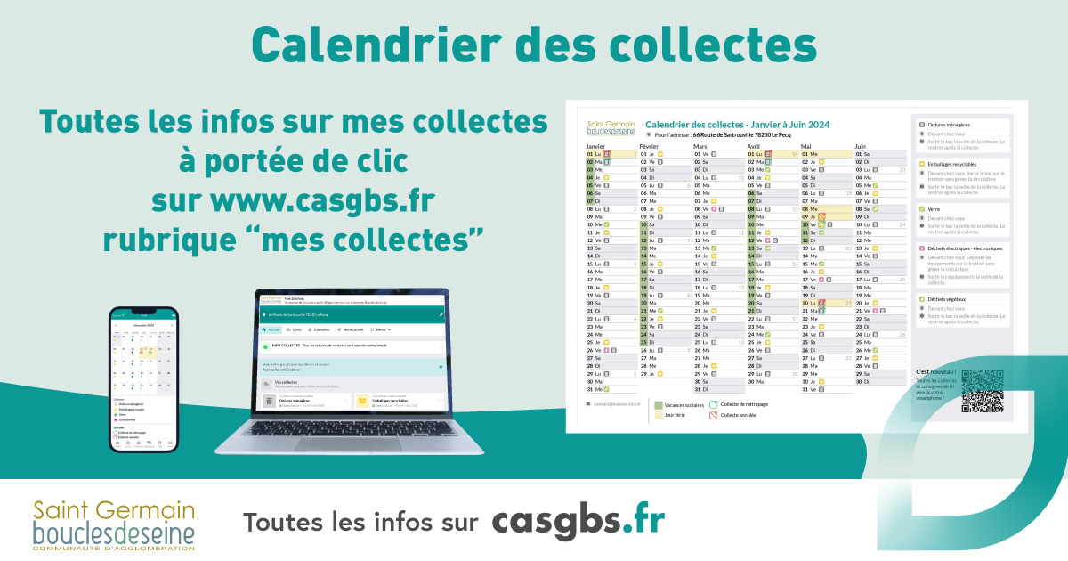 Calendrier déchets 2025